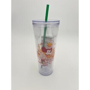 Starbucks Disney Parks Walt Disney World 50th Anniversary Venti Tumbler NWT